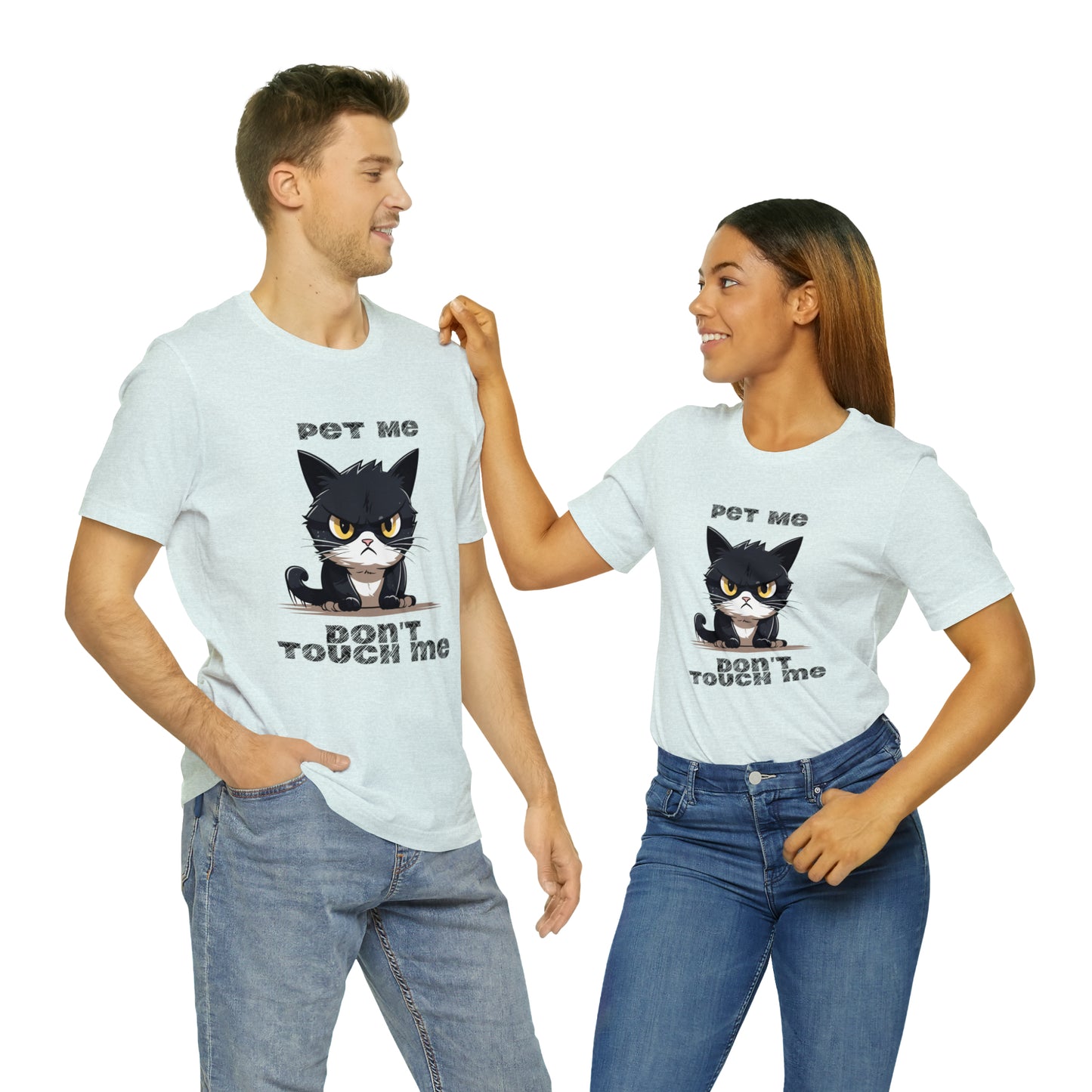 Pet Me Cat shirt Unisex Jersey Short Sleeve Tee
