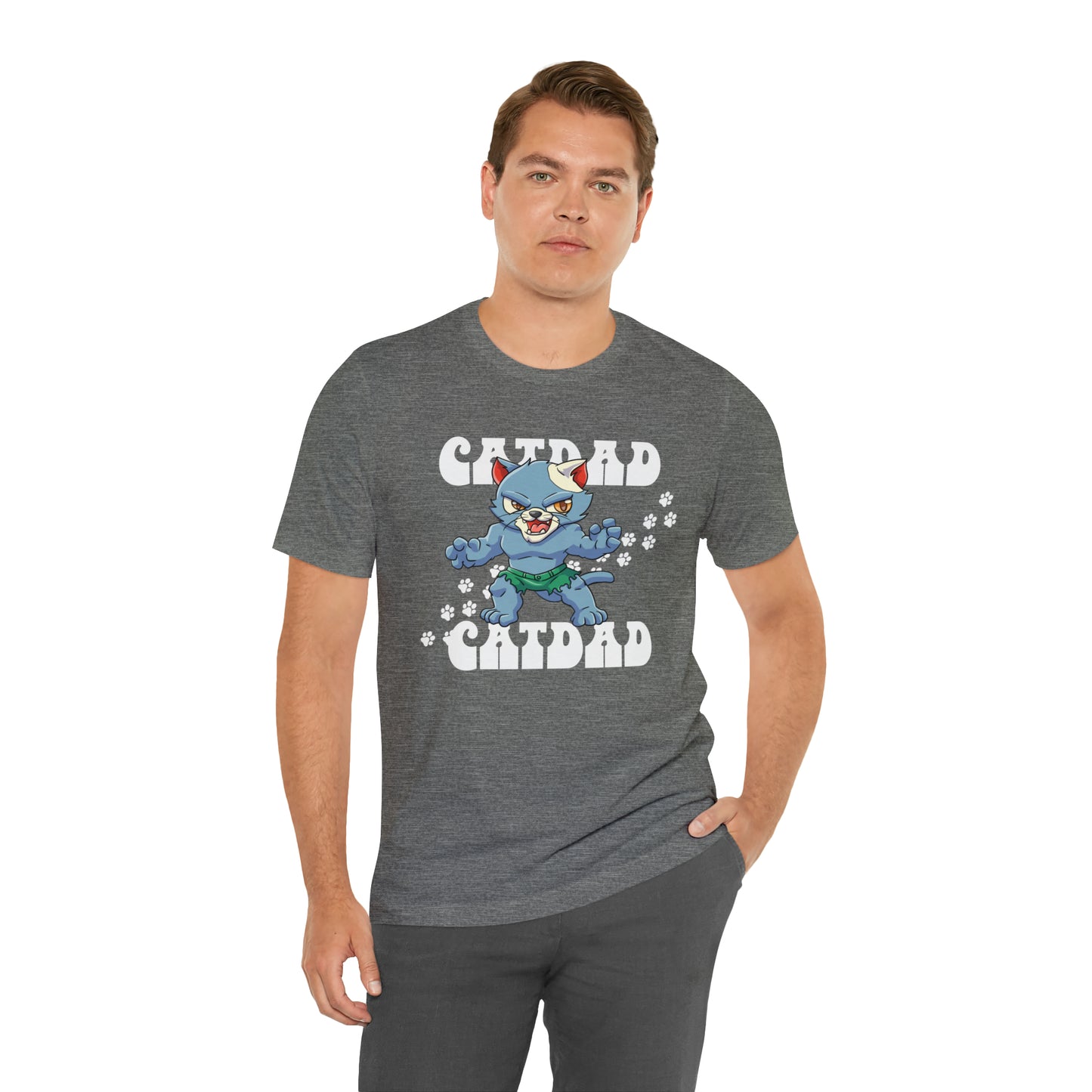 CAT Dad Unisex Jersey Short Sleeve Tee