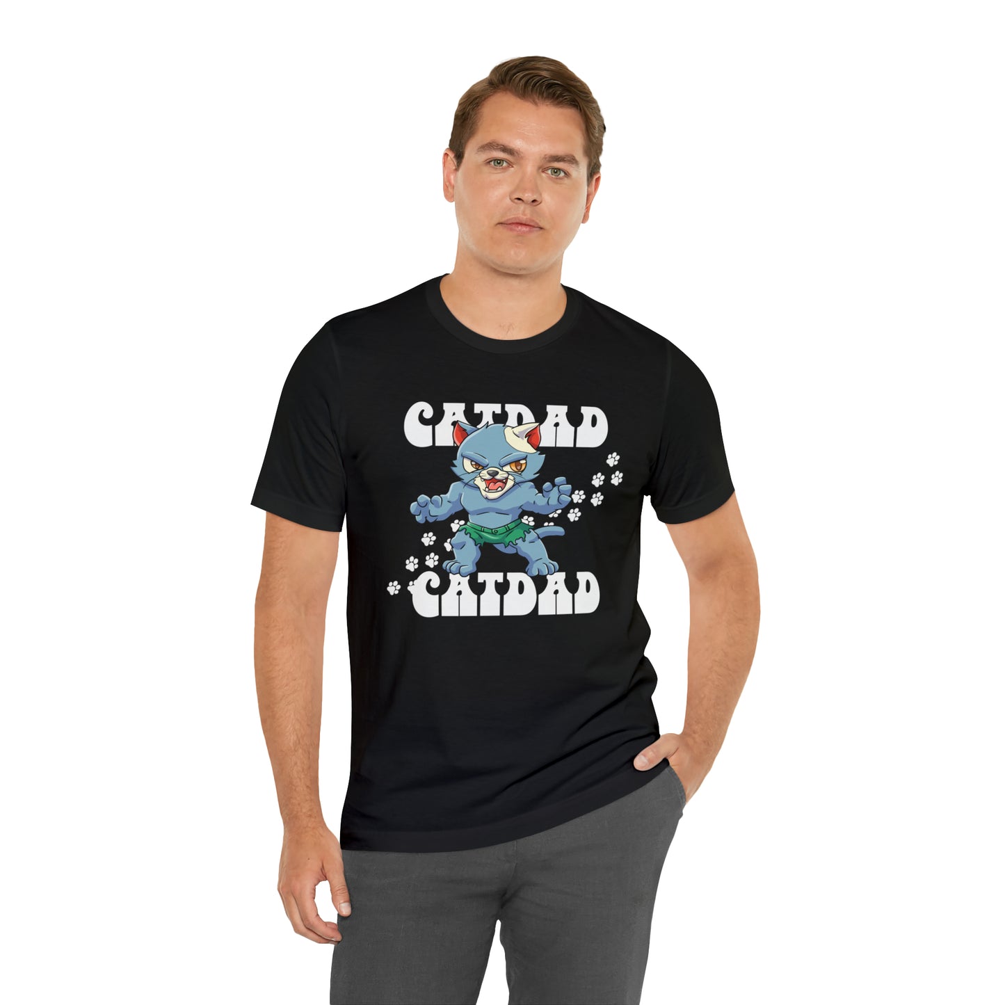 CAT Dad Unisex Jersey Short Sleeve Tee