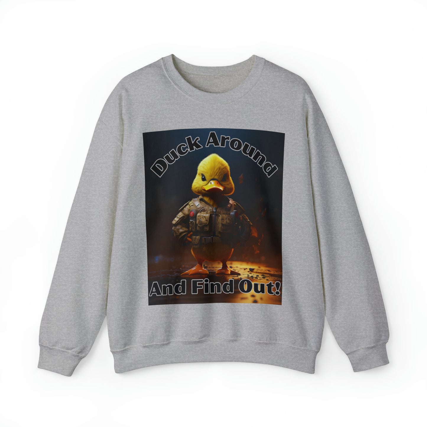 Duck Around Graphic Fun Sweatshirt