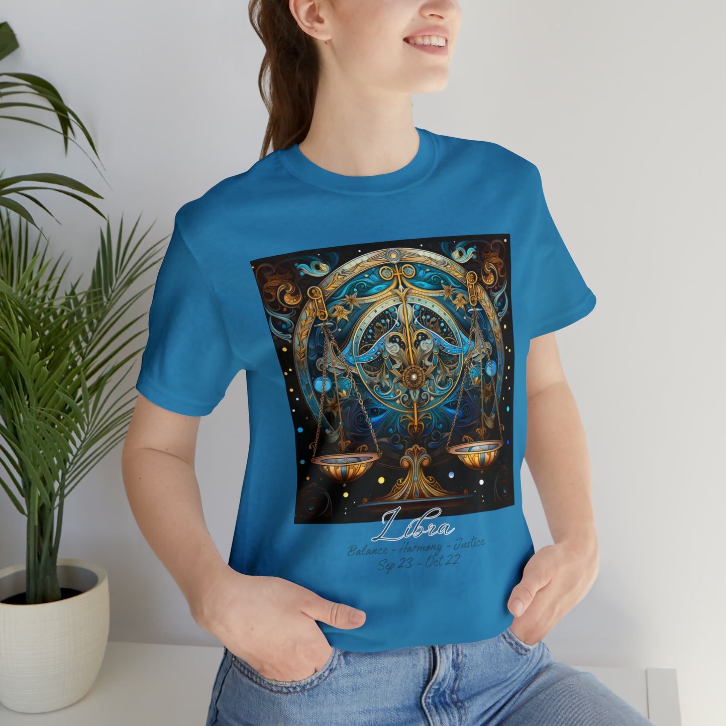 Libra Zodiac Balance Short Sleeve Tee