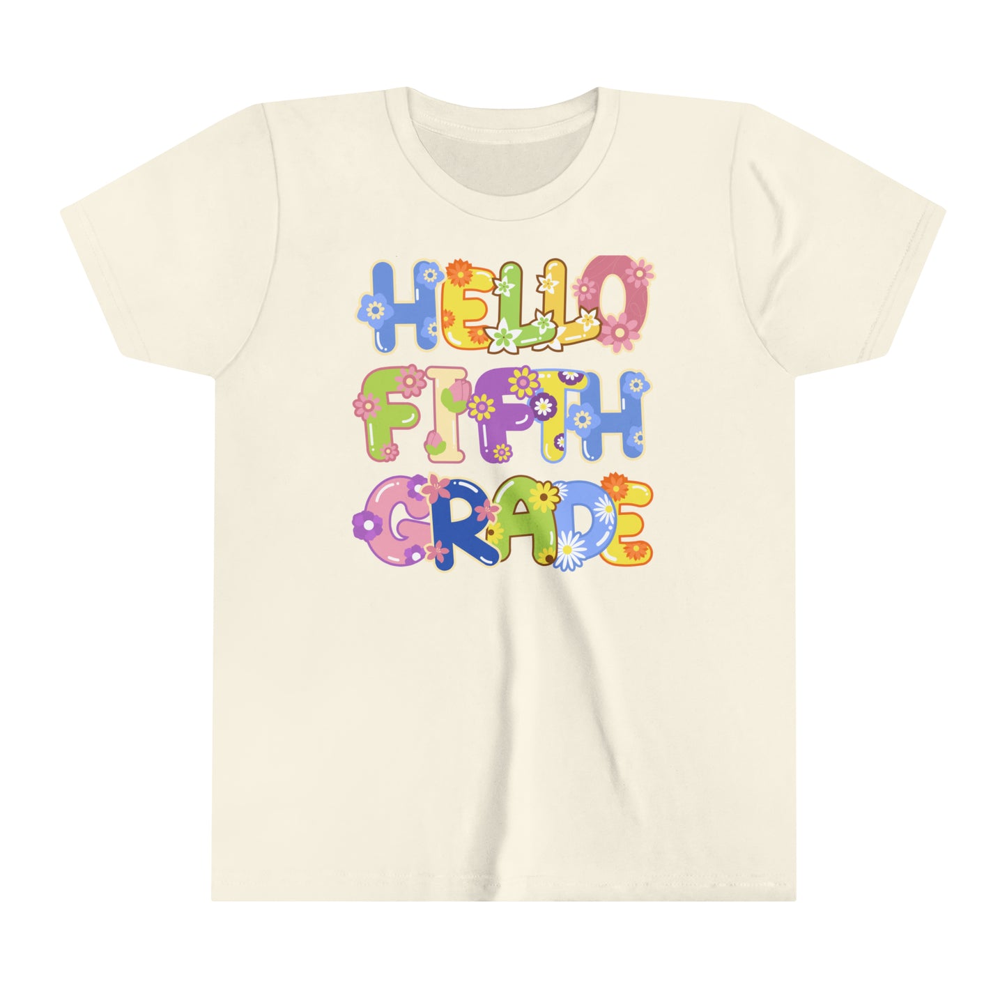 Hello Fifth Grade Youth Short Sleeve Tee