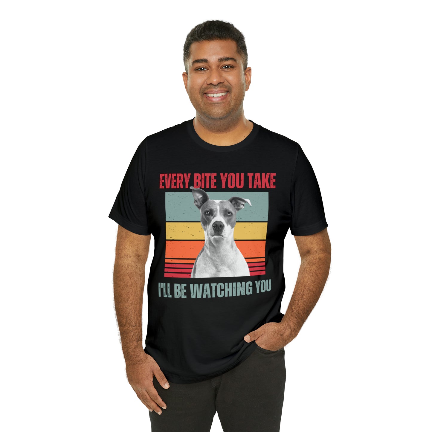 Dog every bite 6 Unisex Jersey Short Sleeve Tee