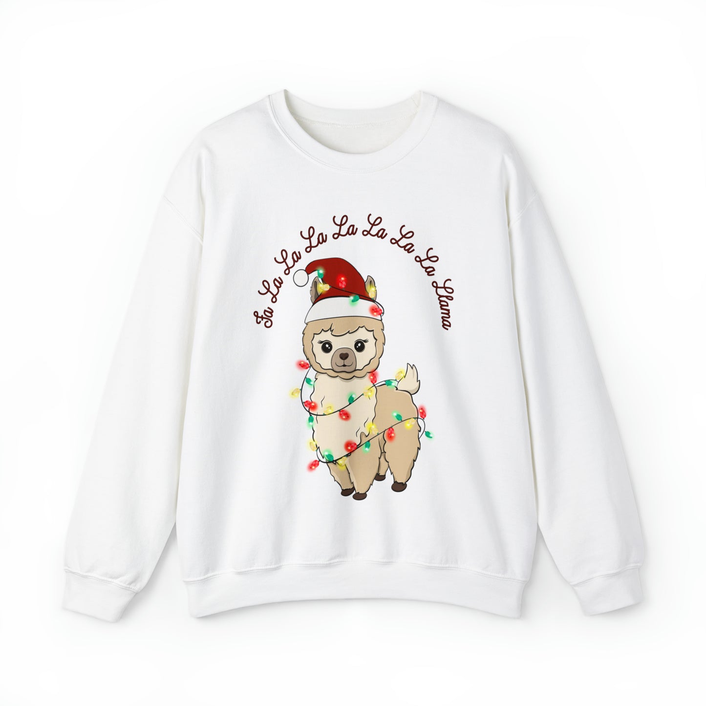 Christmas Llama Lights Sweatshirt