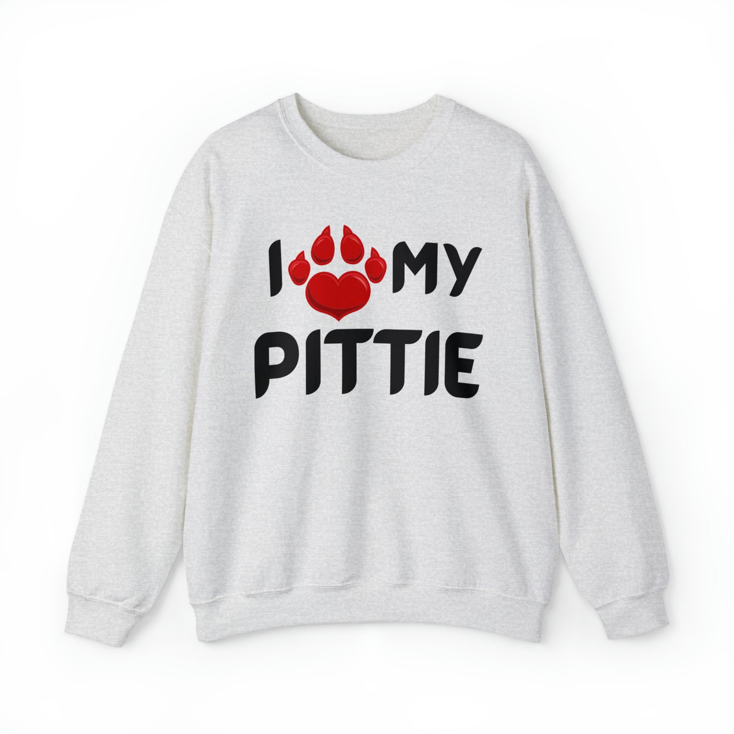 I love my Pittie Unisex Heavy Blend™ Crewneck Sweatshirt