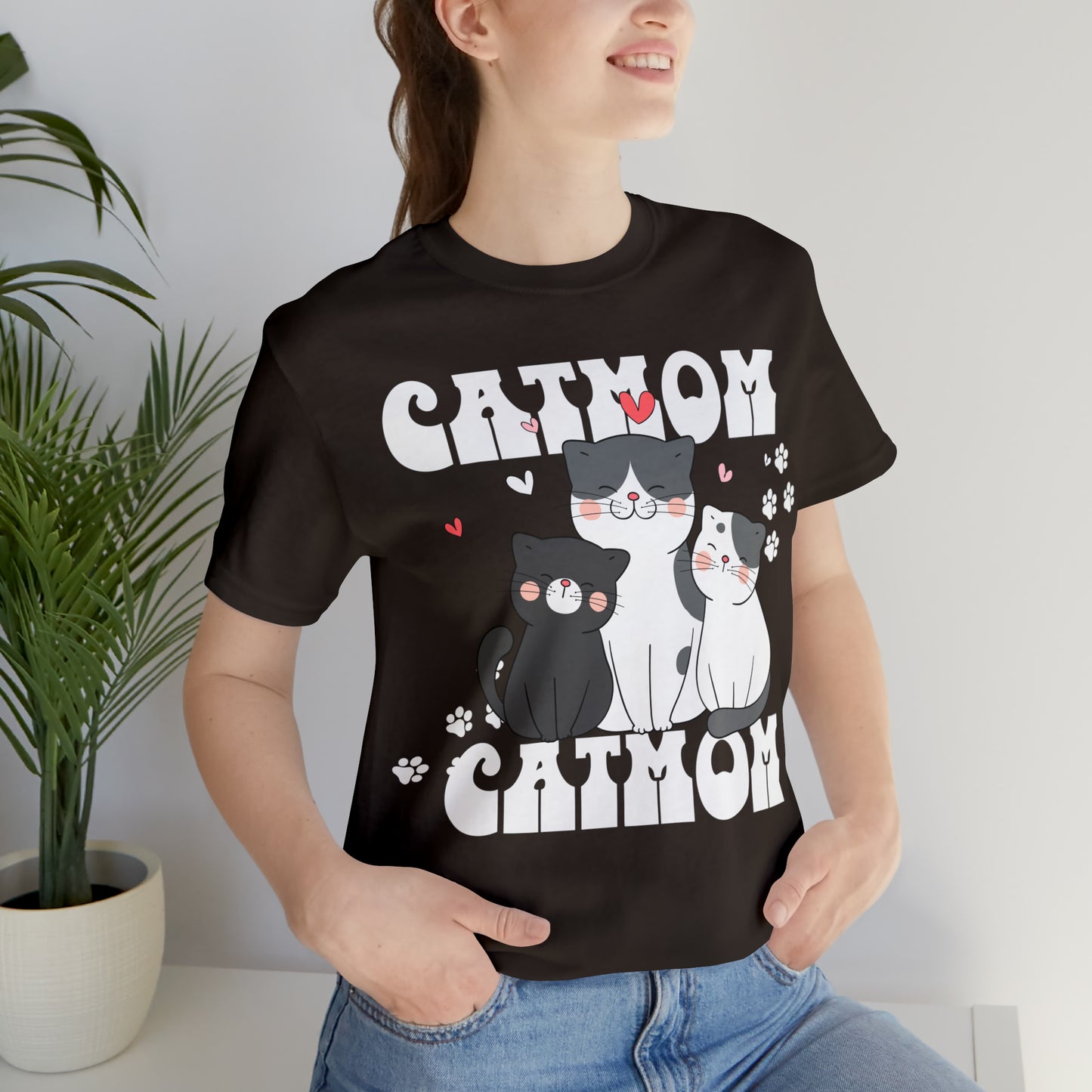 Cat Mom 3 adorable cats Tee