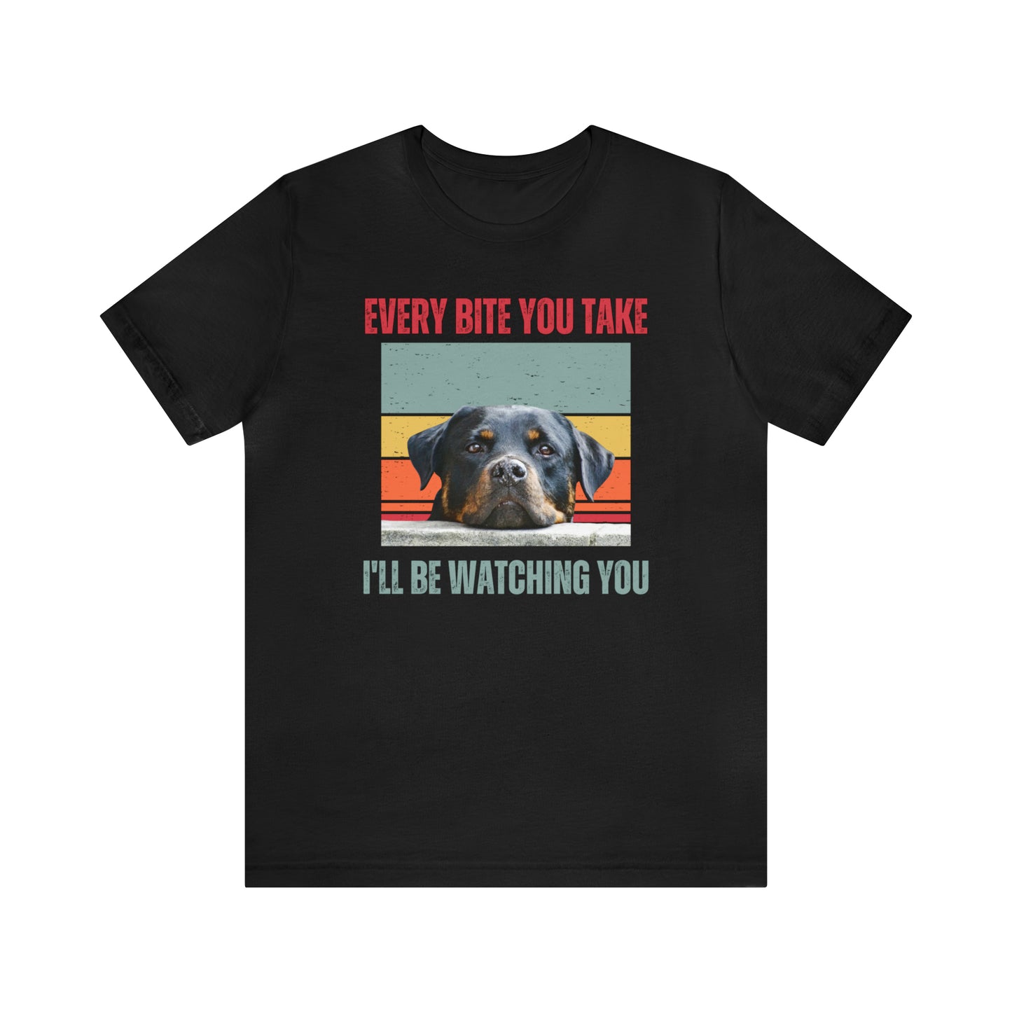 Dog Every bite Rottweiler Unisex Jersey Short Sleeve Tee