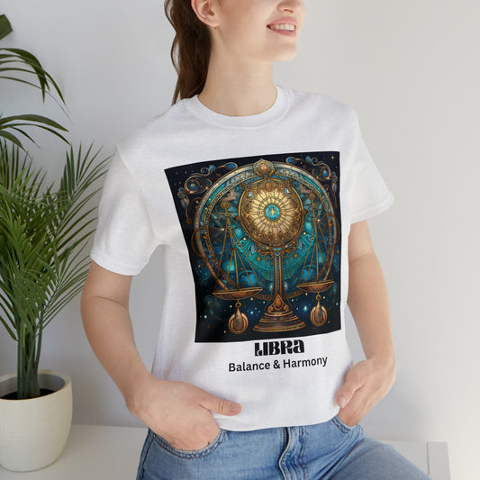 Libra Zodiac Short Sleeve Tee