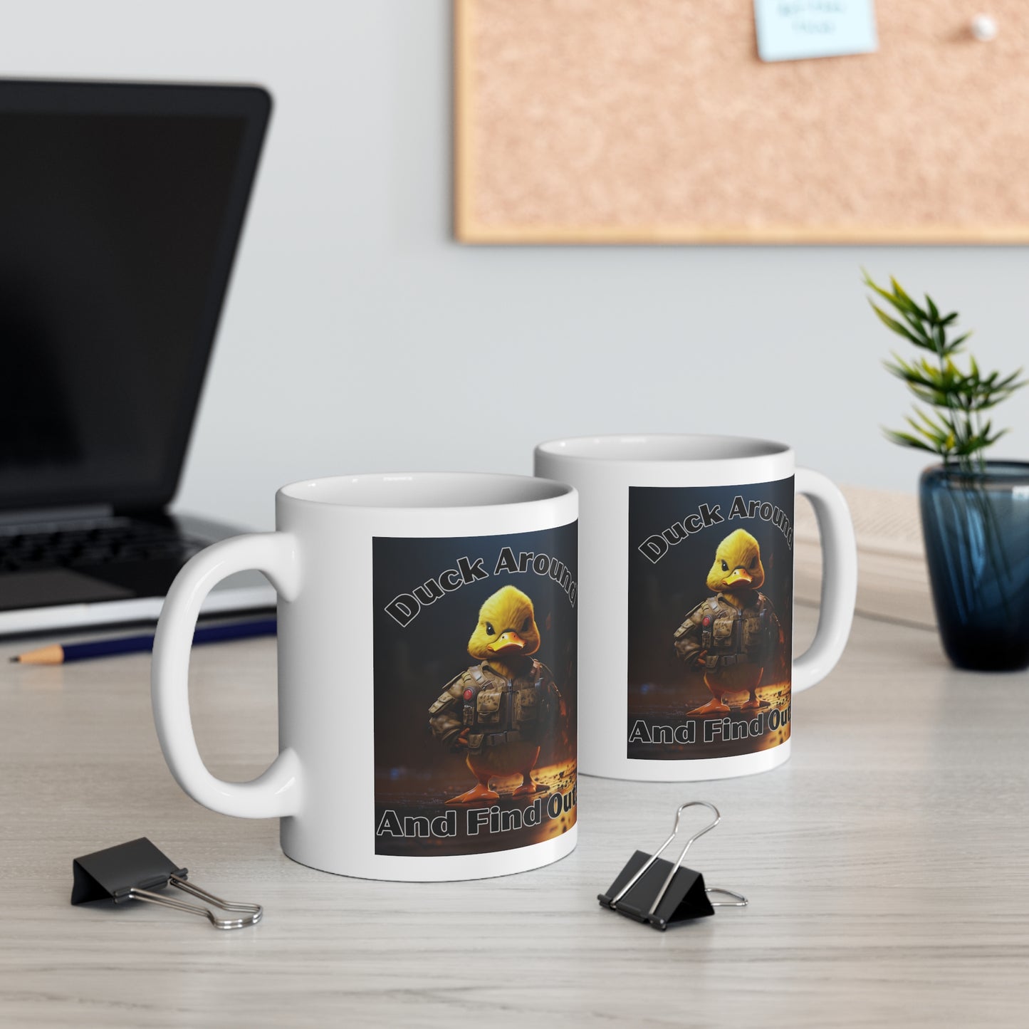 Duck Around Graphic Ceramic Mug 11oz