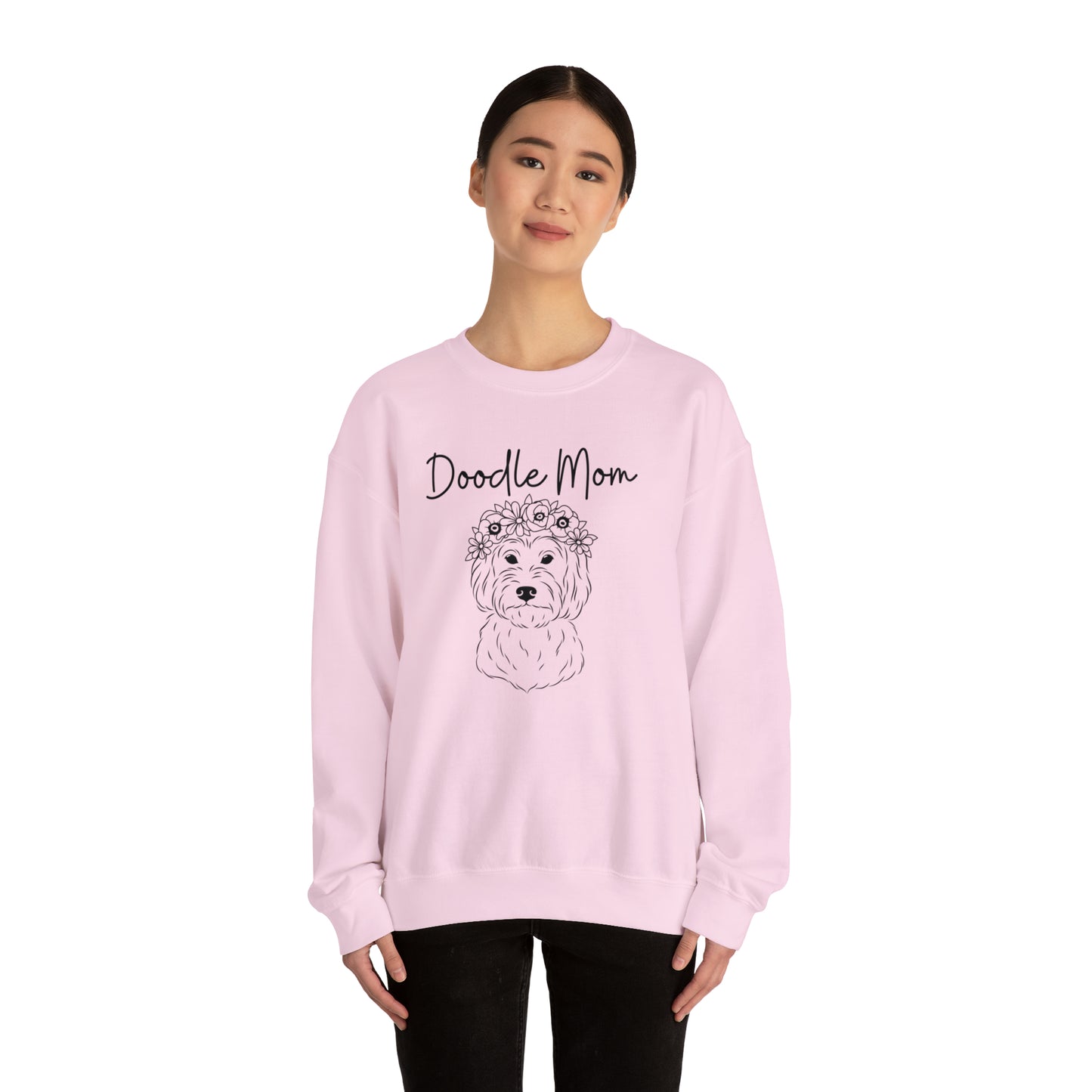 Doodle mom Unisex Heavy Blend™ Crewneck Sweatshirt