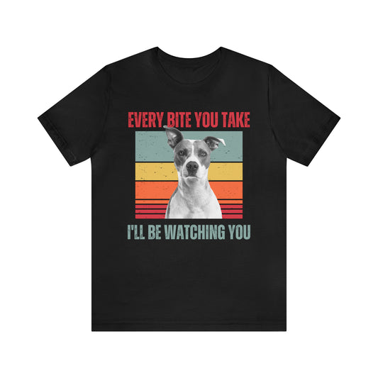 Dog every bite 6 Unisex Jersey Short Sleeve Tee