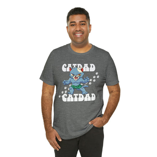 CAT Dad Unisex Jersey Short Sleeve Tee