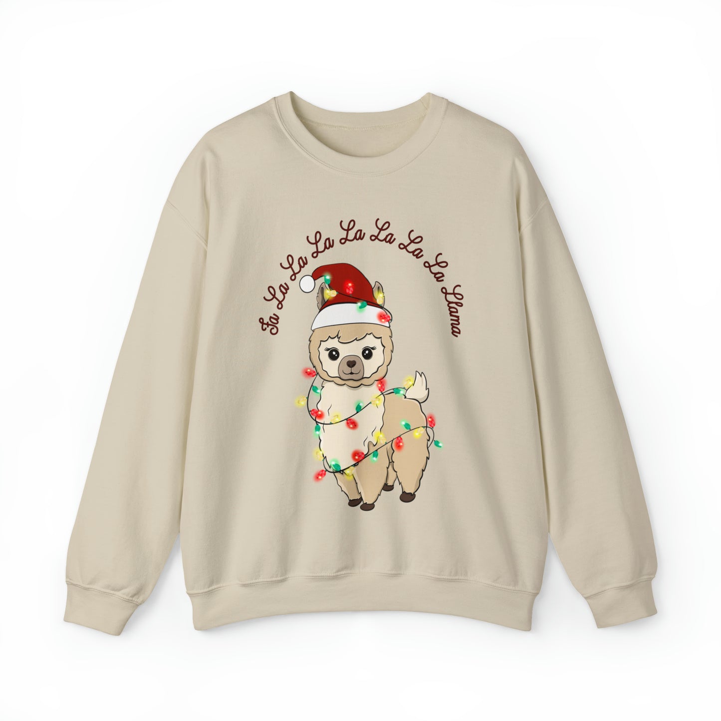 Christmas Llama Lights Sweatshirt