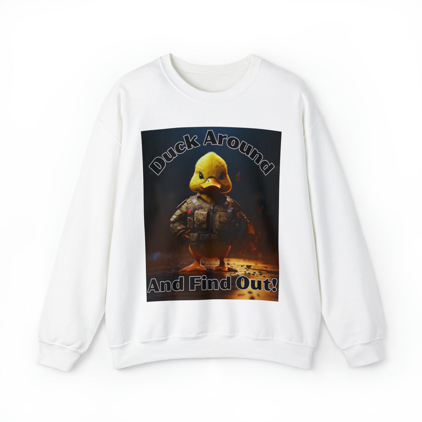 Duck Around Graphic Fun Sweatshirt