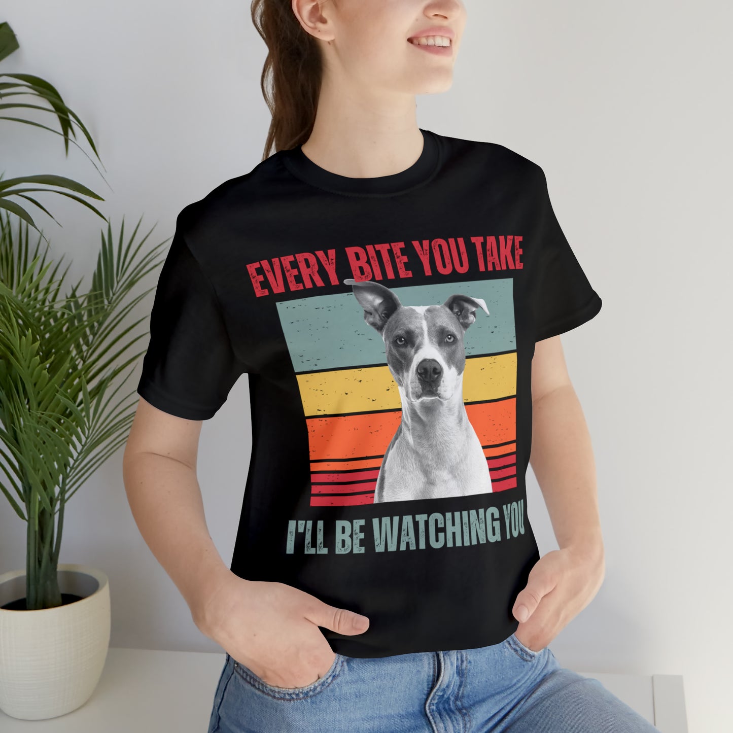 Dog every bite 6 Unisex Jersey Short Sleeve Tee