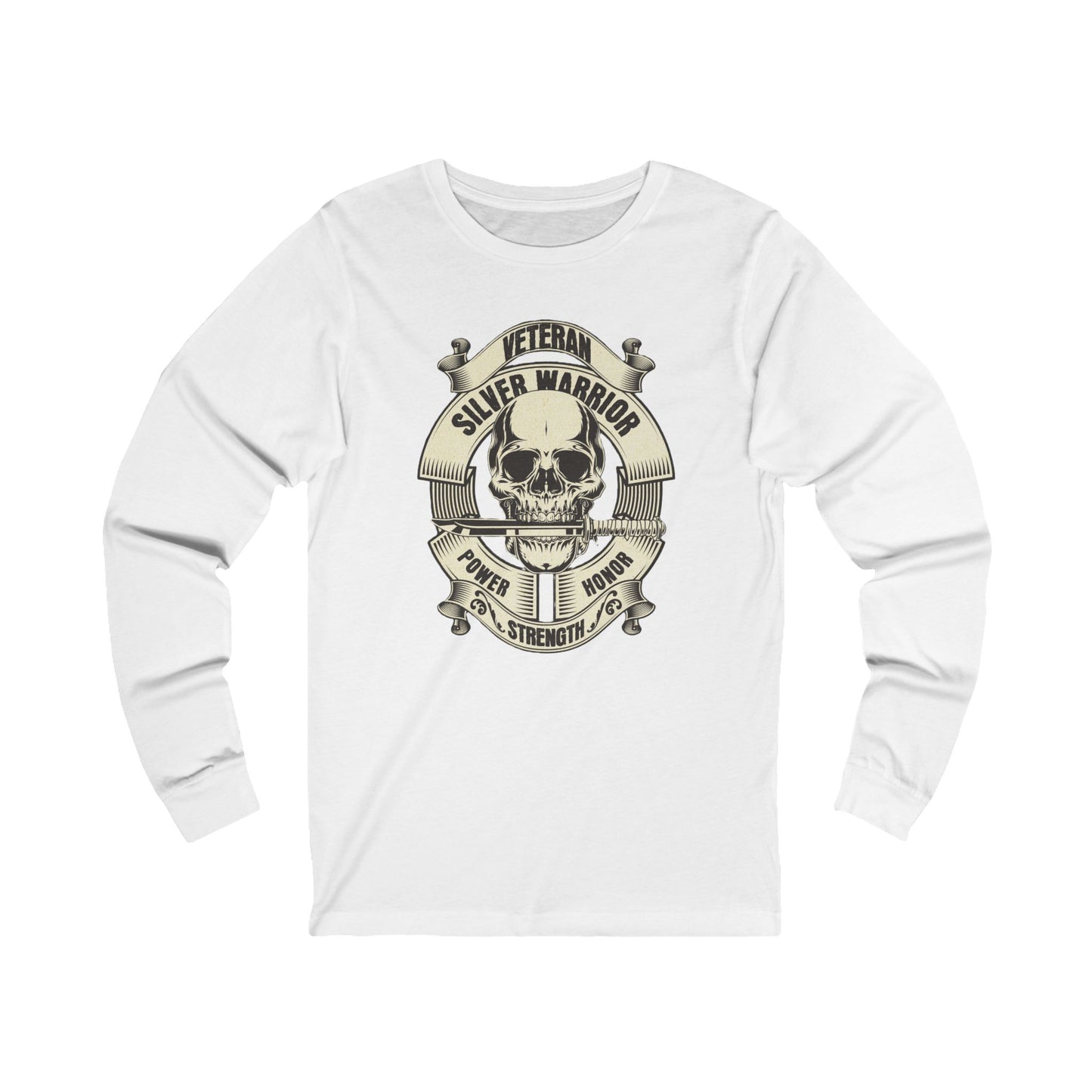 SIlver Warrior Veteran Unisex Garment-dyed Long Sleeve T-Shirt