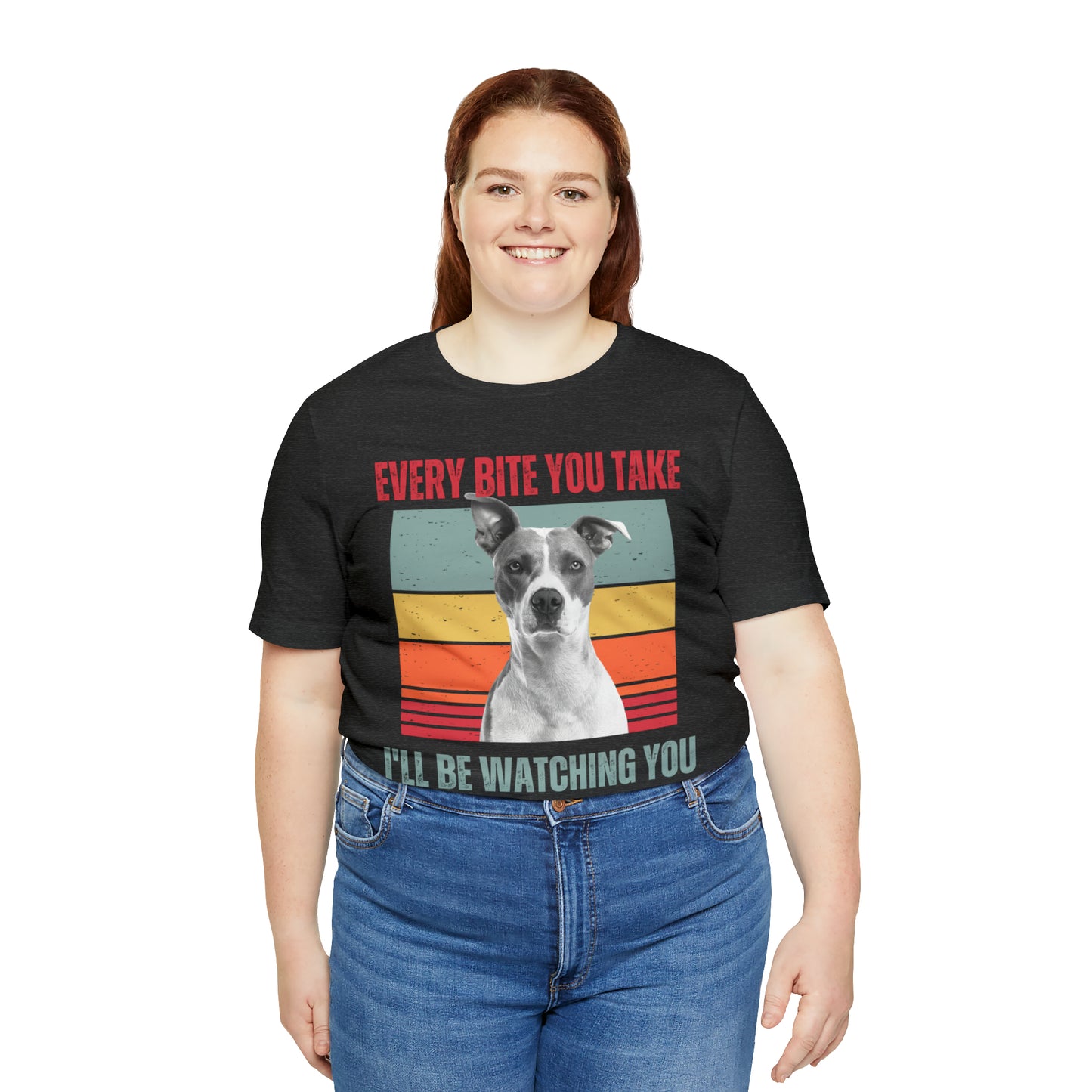 Dog every bite 6 Unisex Jersey Short Sleeve Tee