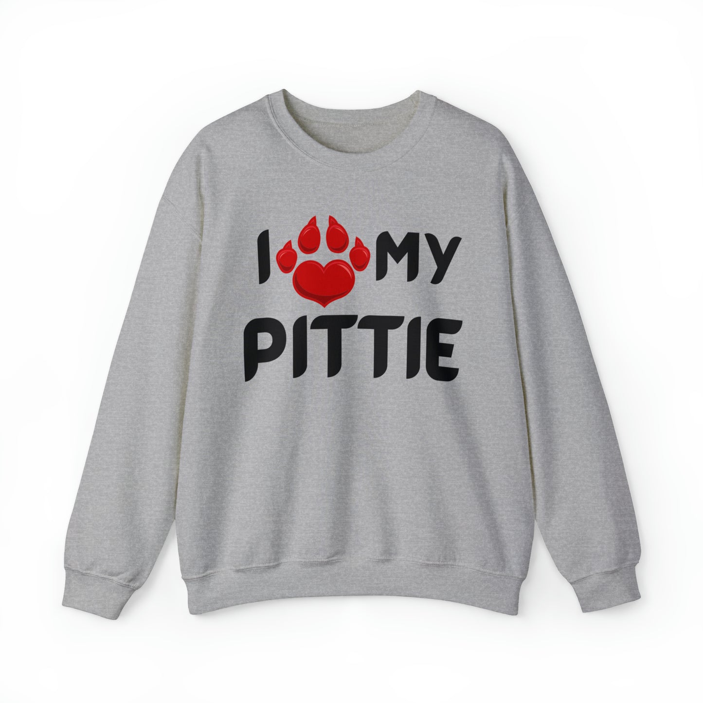 I love my Pittie Unisex Heavy Blend™ Crewneck Sweatshirt