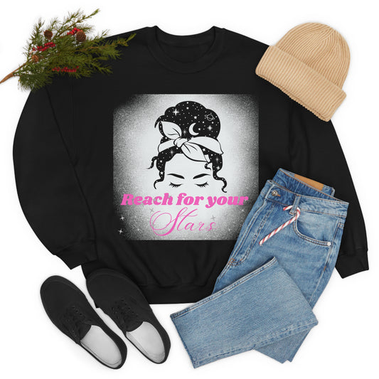 Messy Buns. Reach for your stars Sweatshirt