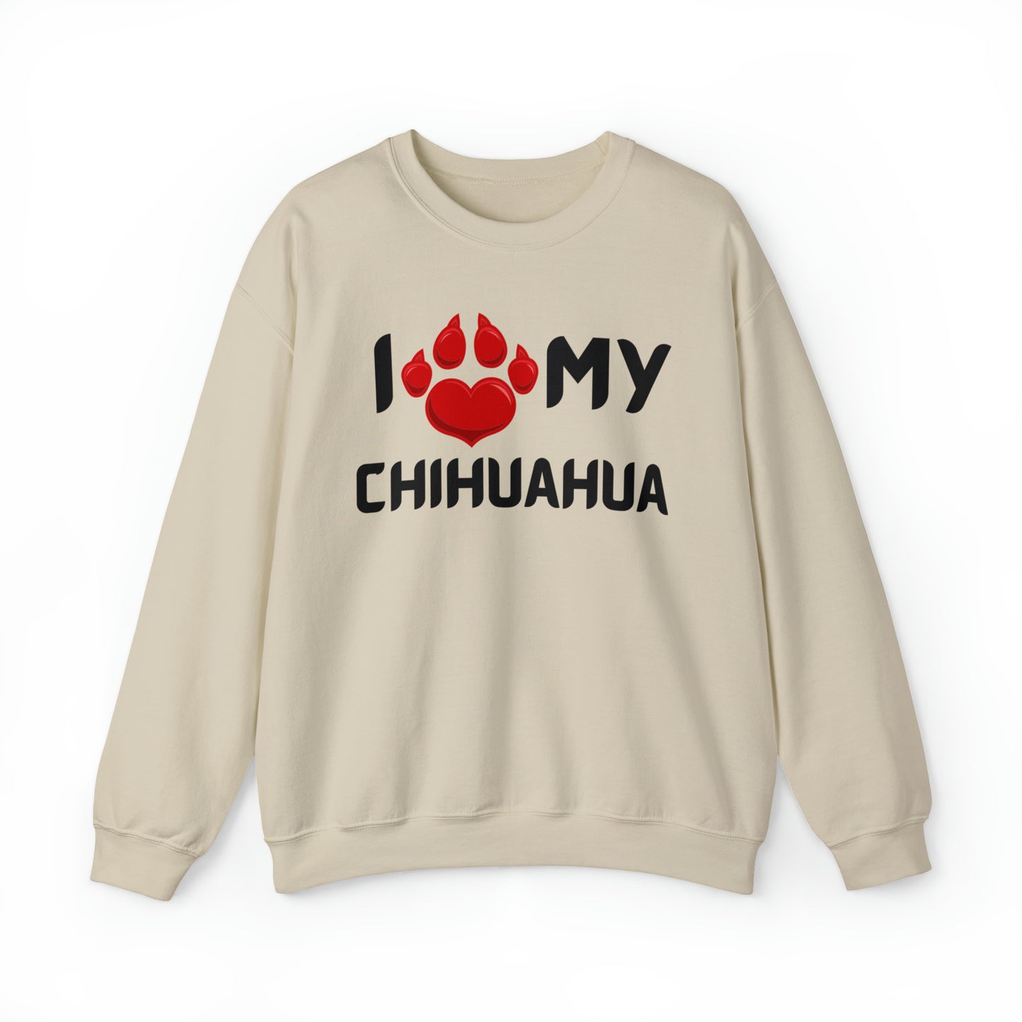 I love my Chihuahua Unisex Heavy Blend™ Crewneck Sweatshirt