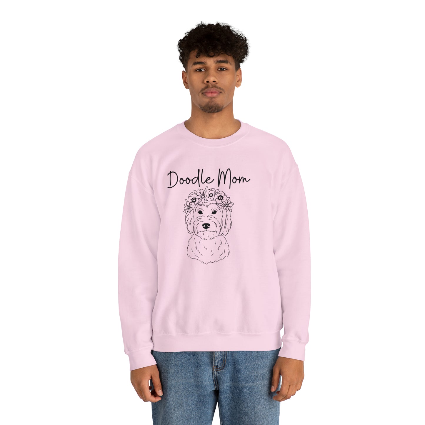 Doodle mom Unisex Heavy Blend™ Crewneck Sweatshirt