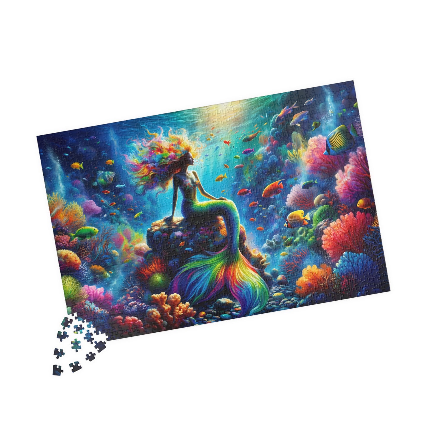 Enchanted Ocean Melody: A Serene Mermaid's Realm Puzzle