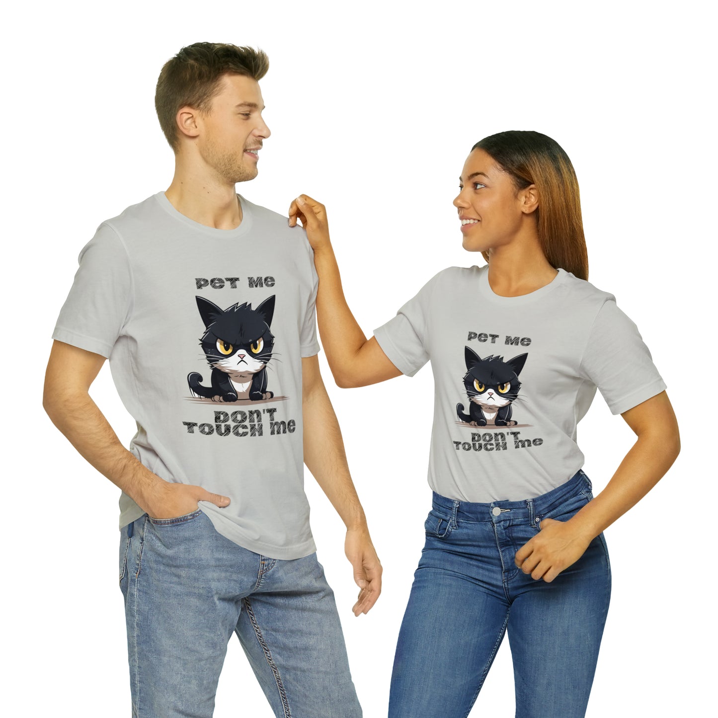 Pet Me Cat shirt Unisex Jersey Short Sleeve Tee