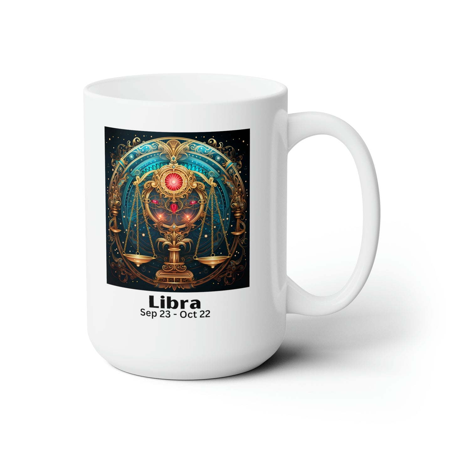 Libra Zodiac 3 Ceramic Mug 15oz