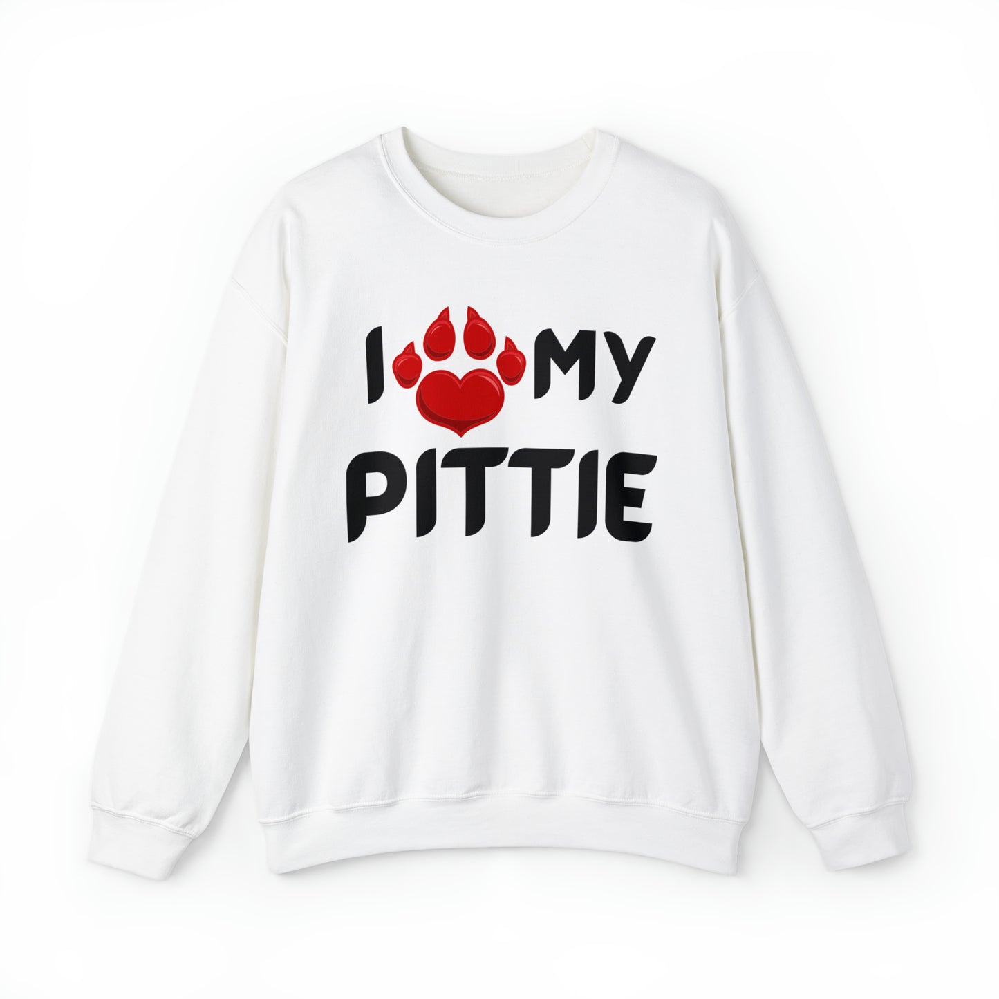 I love my Pittie Unisex Heavy Blend™ Crewneck Sweatshirt