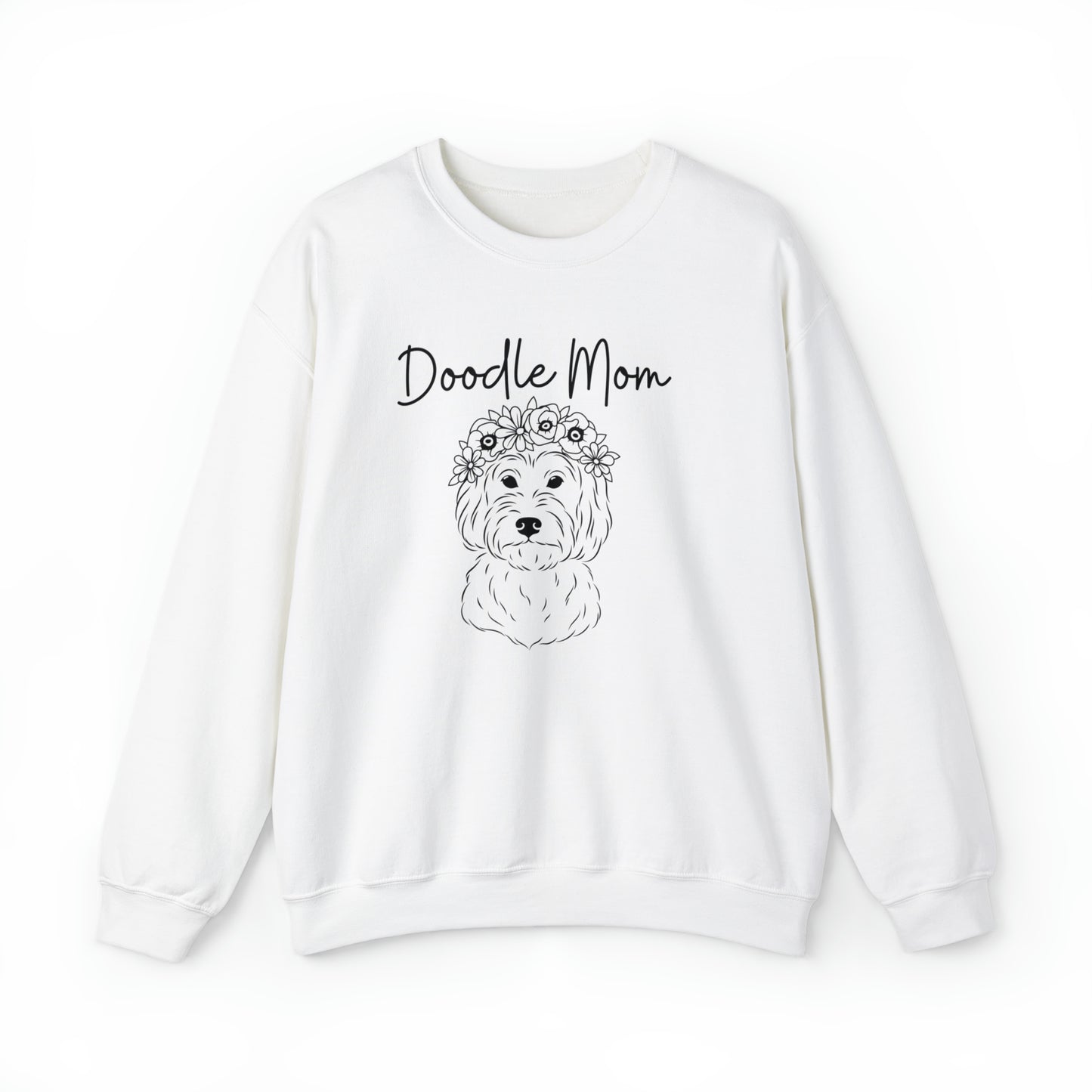 Doodle mom Unisex Heavy Blend™ Crewneck Sweatshirt