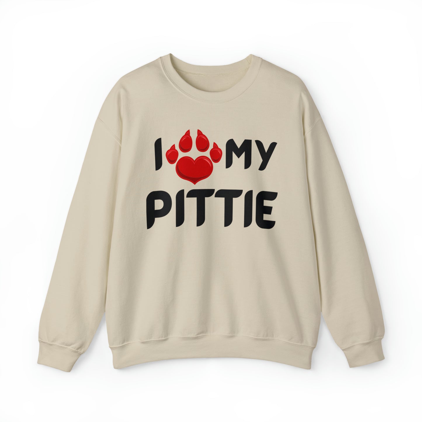 I love my Pittie Unisex Heavy Blend™ Crewneck Sweatshirt