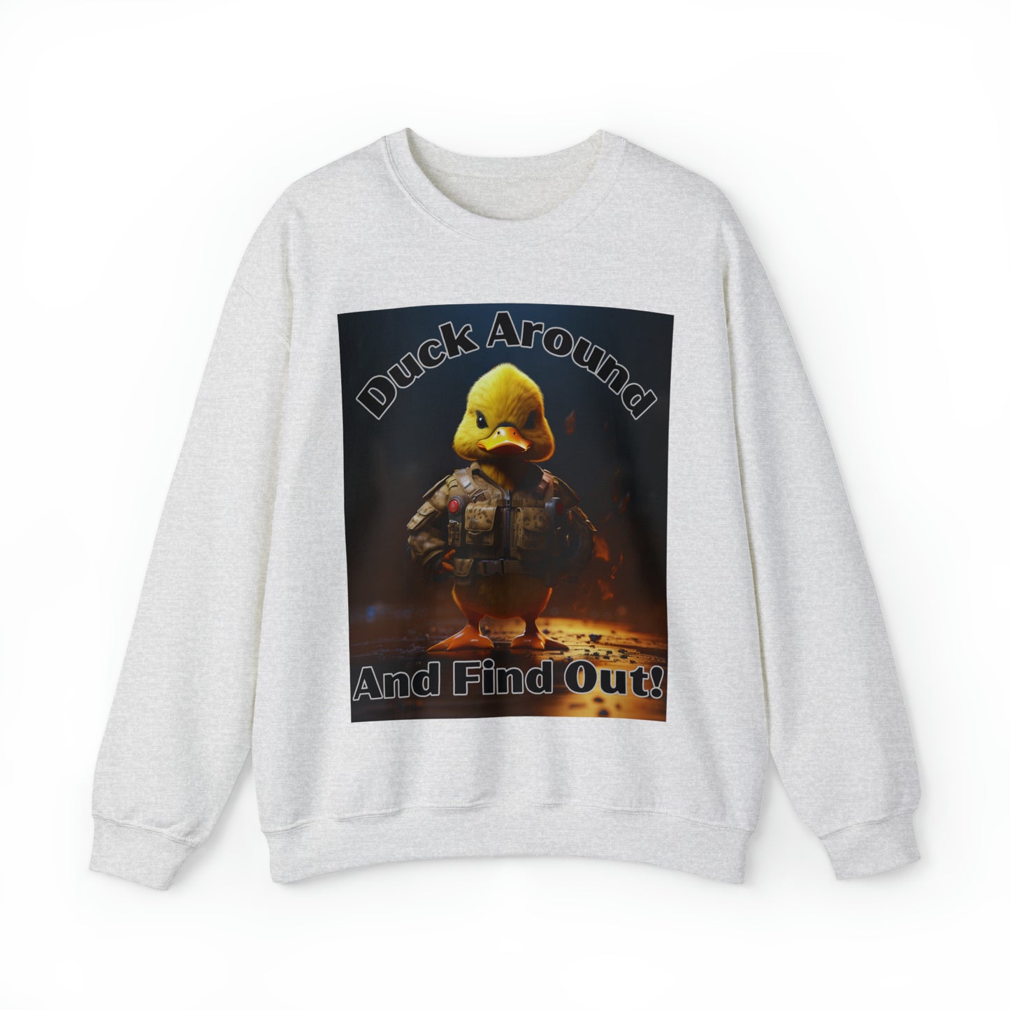 Duck Around Graphic Fun Sweatshirt