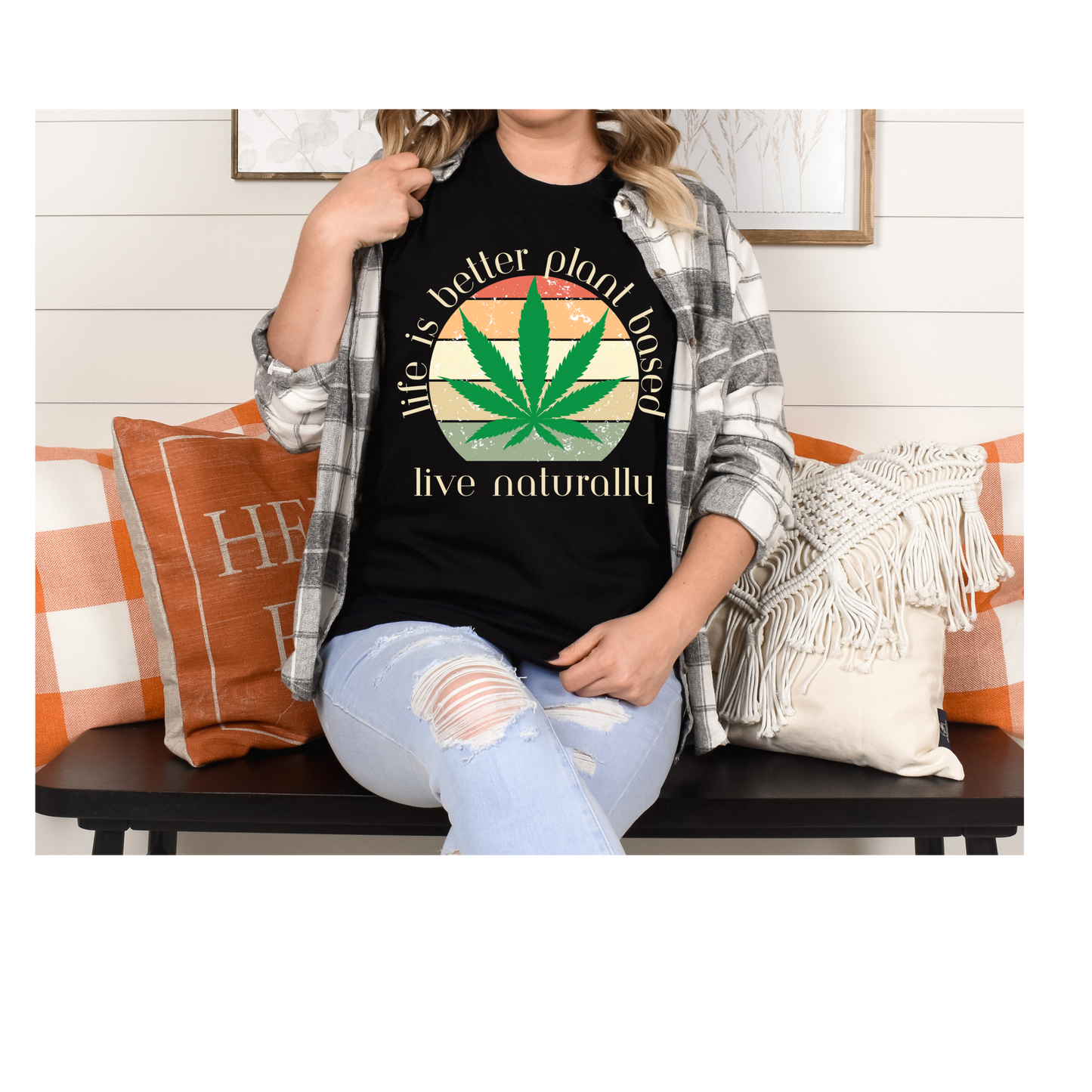 Life is Better Plant Based Long Sleeve Tee