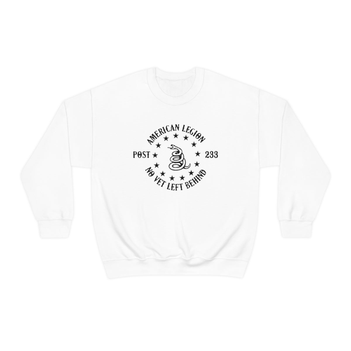 No Vet Left Behind American Legion Post 233 Unisex Heavy Blend™ Crewneck Sweatshirt